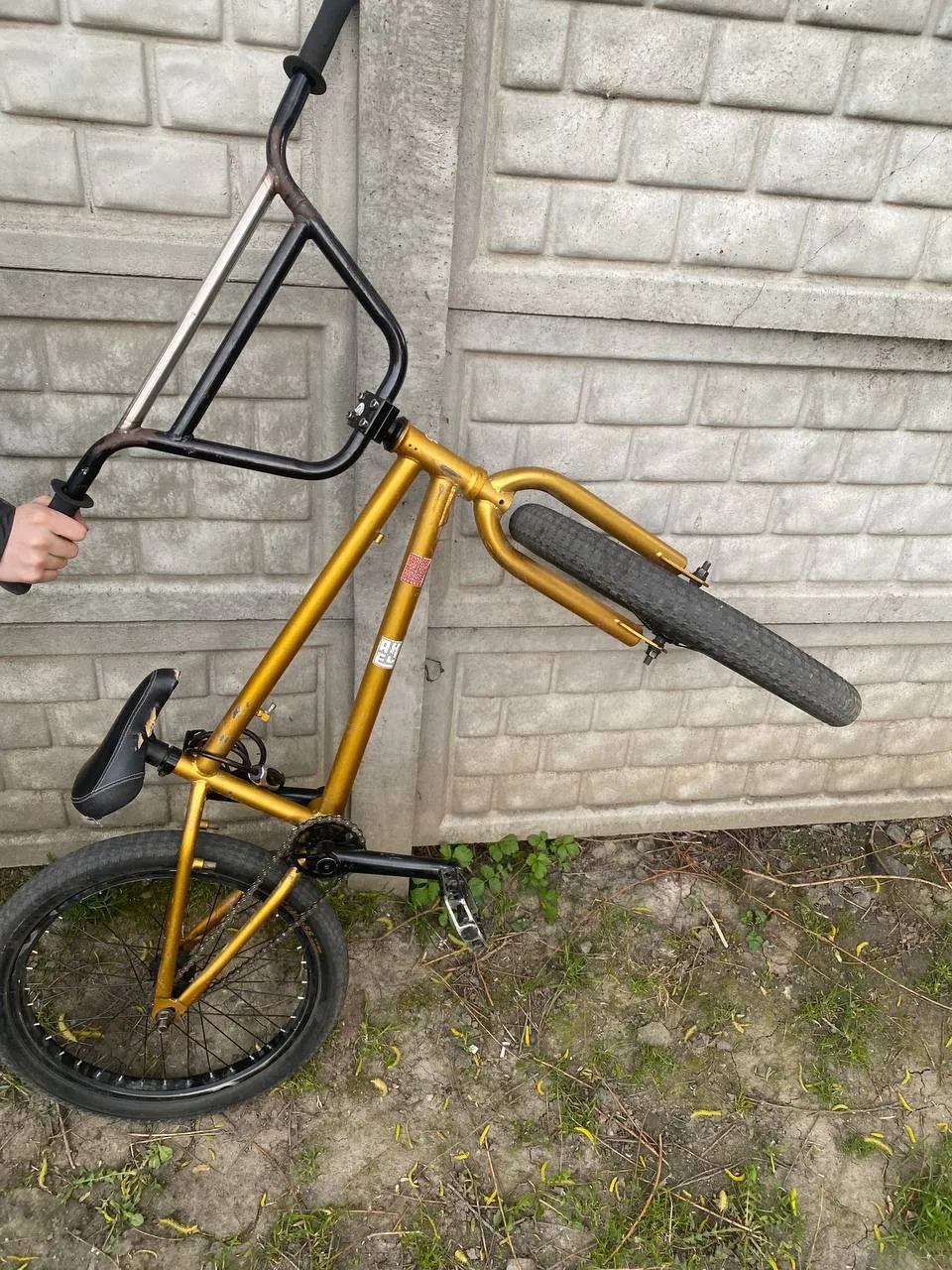 BMX золотий 20″ фото 5