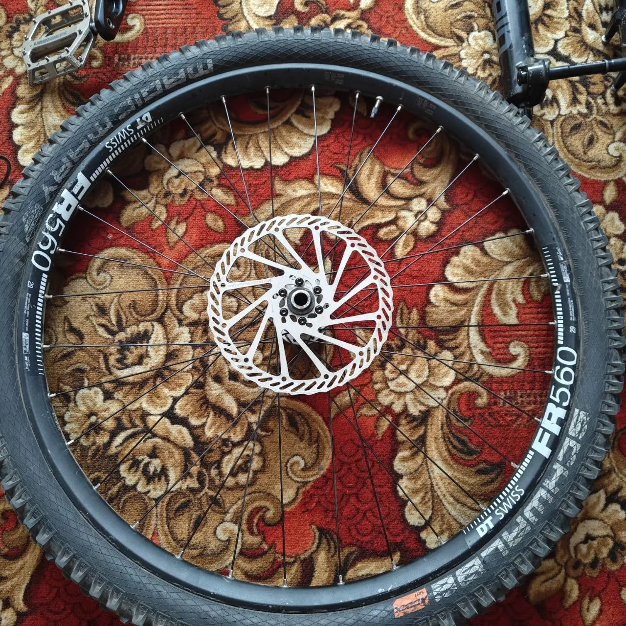 Вилка Rockshox Domain RC + компоненти SRAM, Shimano, Truvativ та ін. фото 5