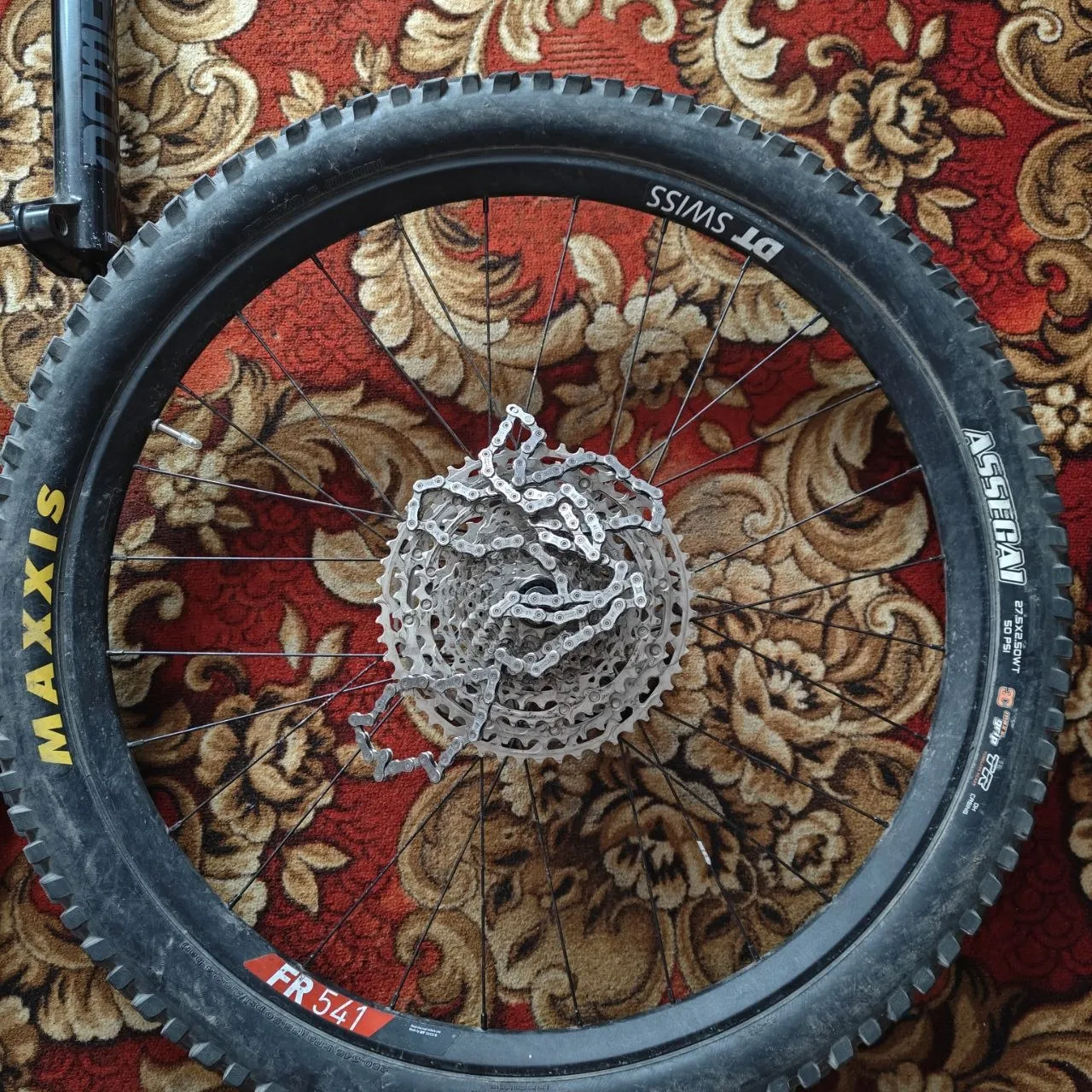 Вилка Rockshox Domain RC + компоненти SRAM, Shimano, Truvativ та ін. фото 4