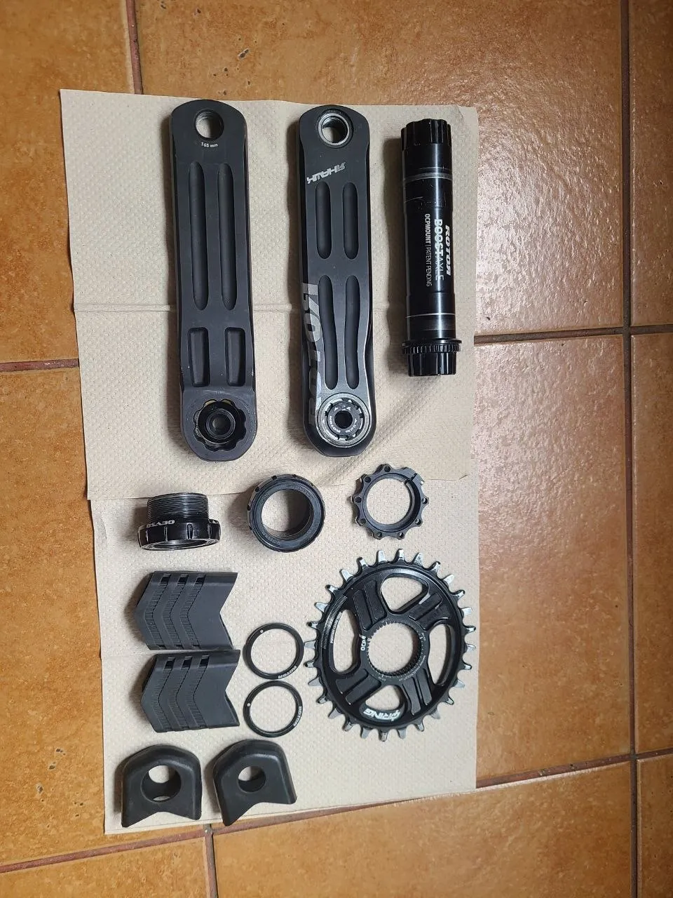 Шатуни Rotor R-Hawk Enduro/DH 165 мм фото 1