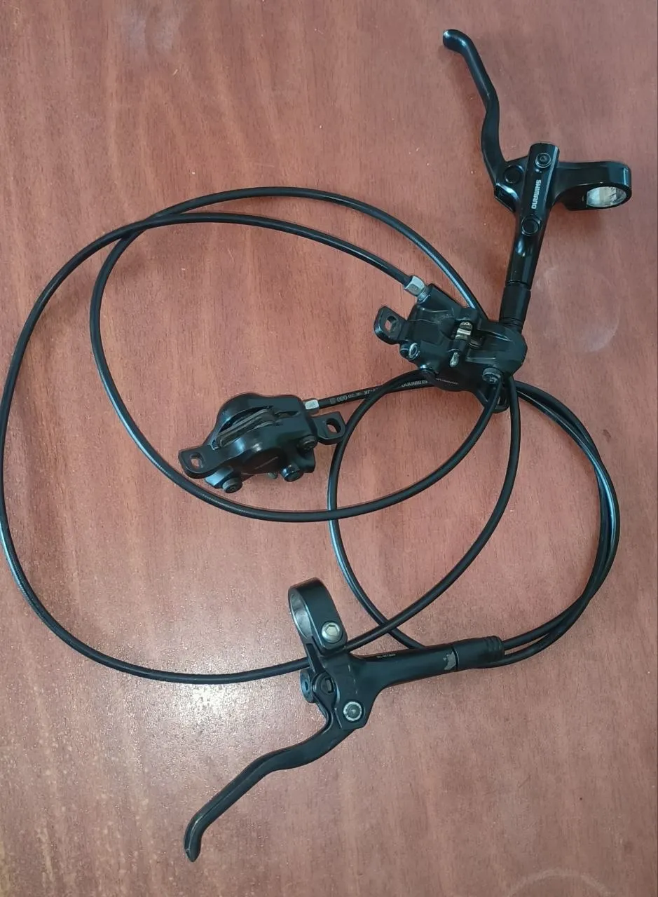 Гідравлічні гальма Shimano BL-MT200 комплект перед/зад фото 1