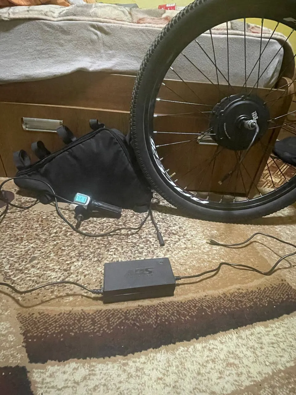 Електро набір 500W двигун + акумулятор 18Ah + контролер + дісплей фото 1
