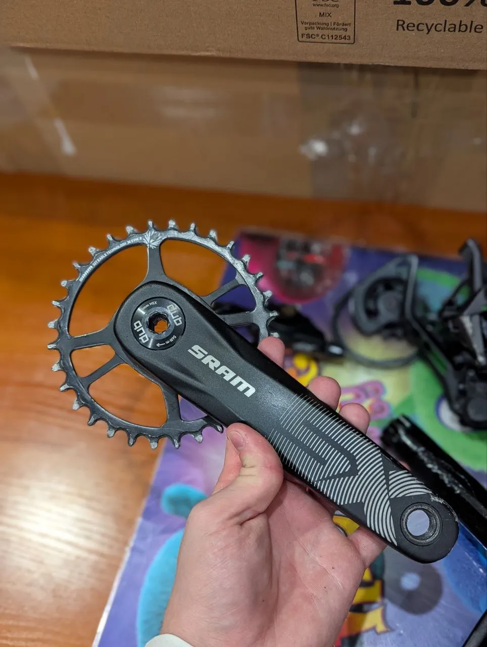 Шатуни Sram SX Eagle DUB 170 мм 12 швидкостей фото 1