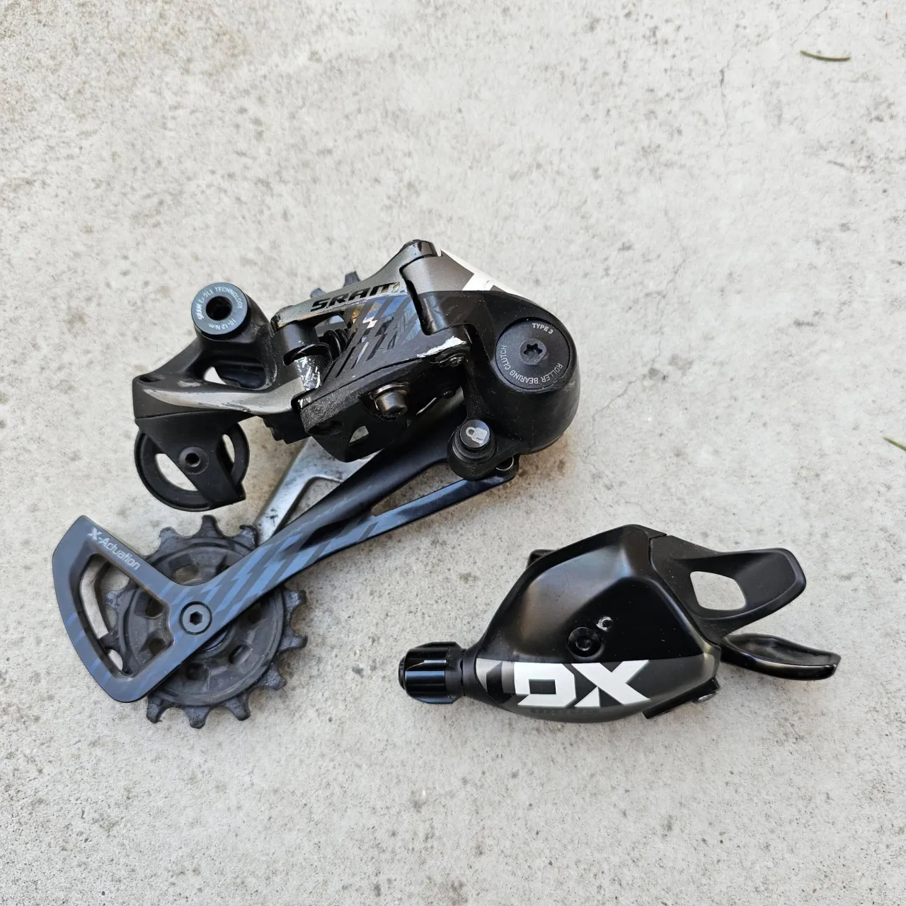 Перемикач + монетка SRAM X01 12 швидкостей фото 1