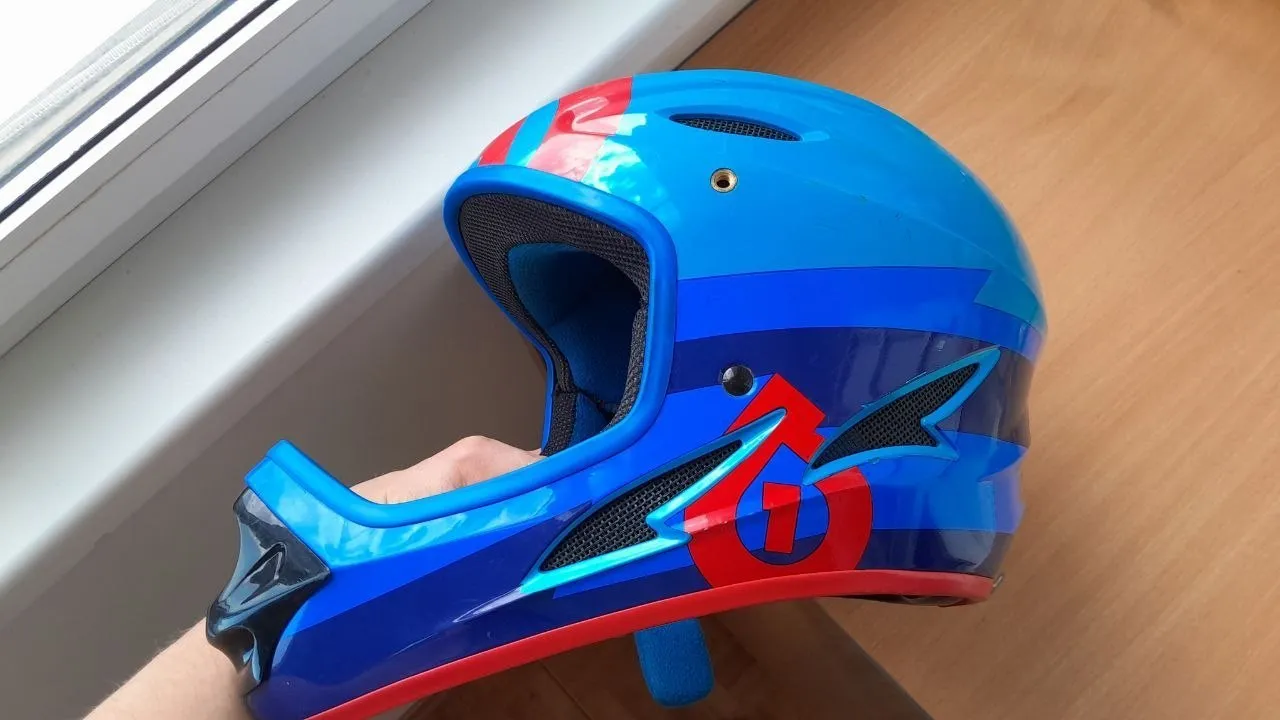 Шолом SixSixOne Comp Bolt fullface фото 6