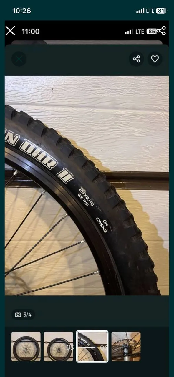 Покришка Maxxis High Roller II або Minion DHR II 26" фото 1