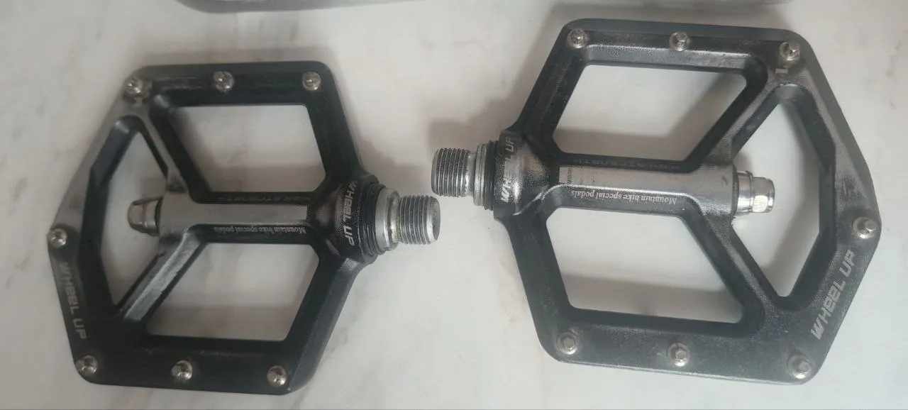 Шатуни Shimano Deore XT FC-M770/771-K 170мм + каретка Holowtech 2 + зірка 32T + педалі Wheel Up фото 6