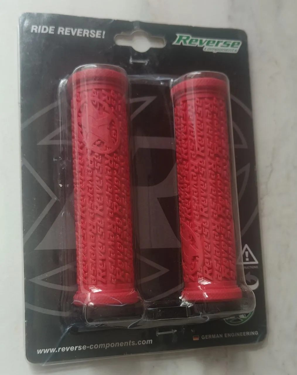Гріпси Reverse Grip Stam 30мм червоні фото 1