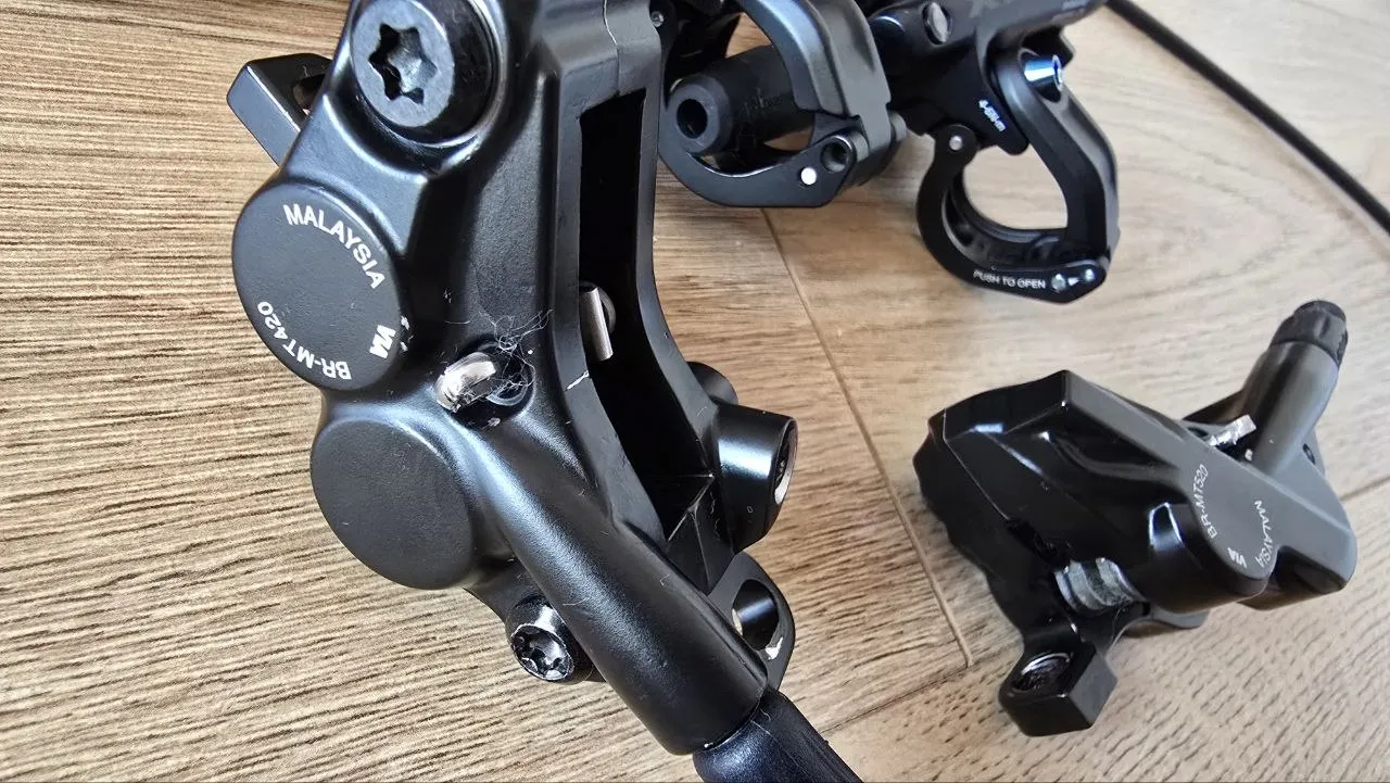 Гальма Shimano Deore + SLX + BR-MT420, BR-MT520 фото 6