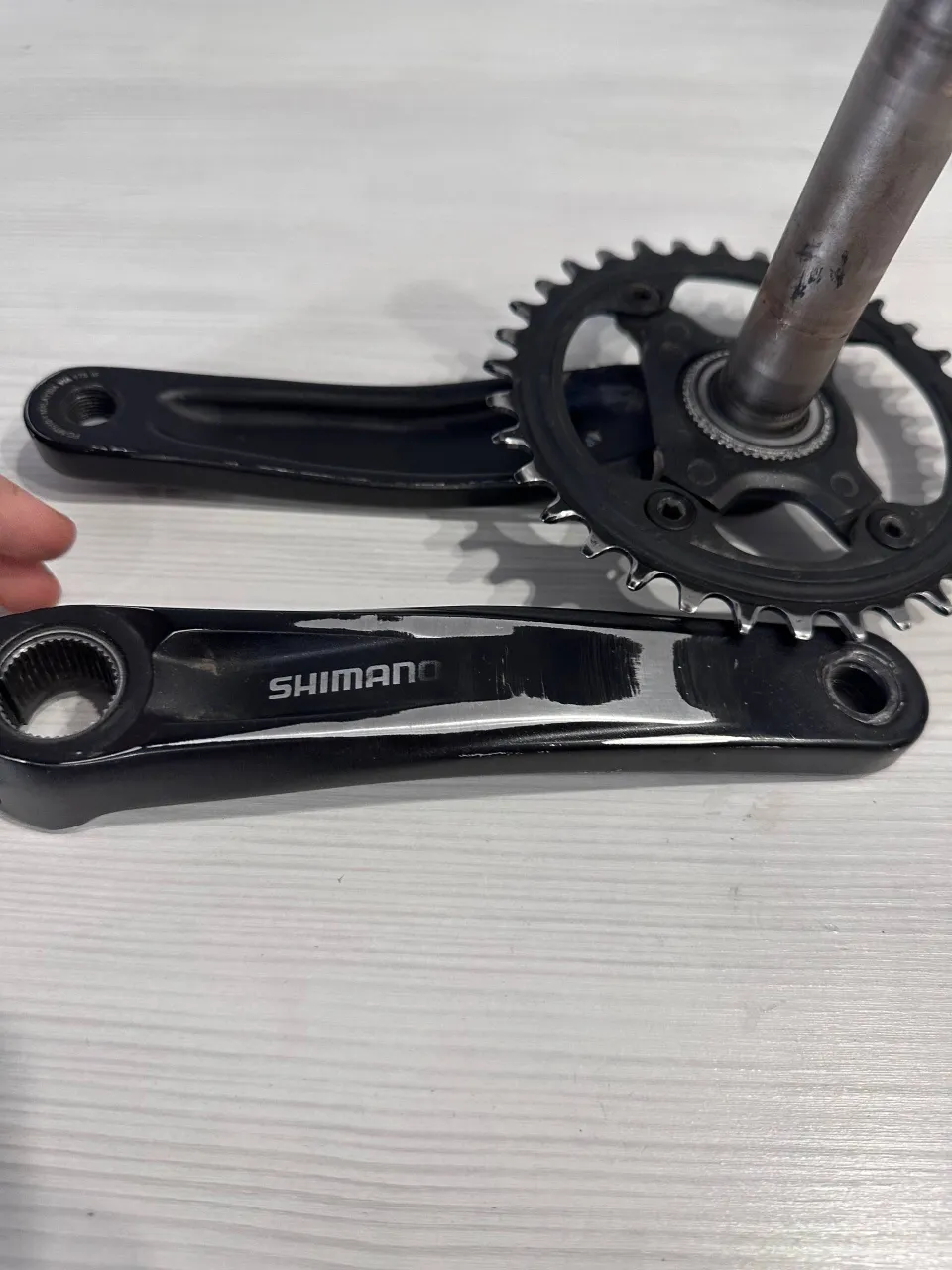 Shimano FC-M500/M510 система 175 мм фото 5