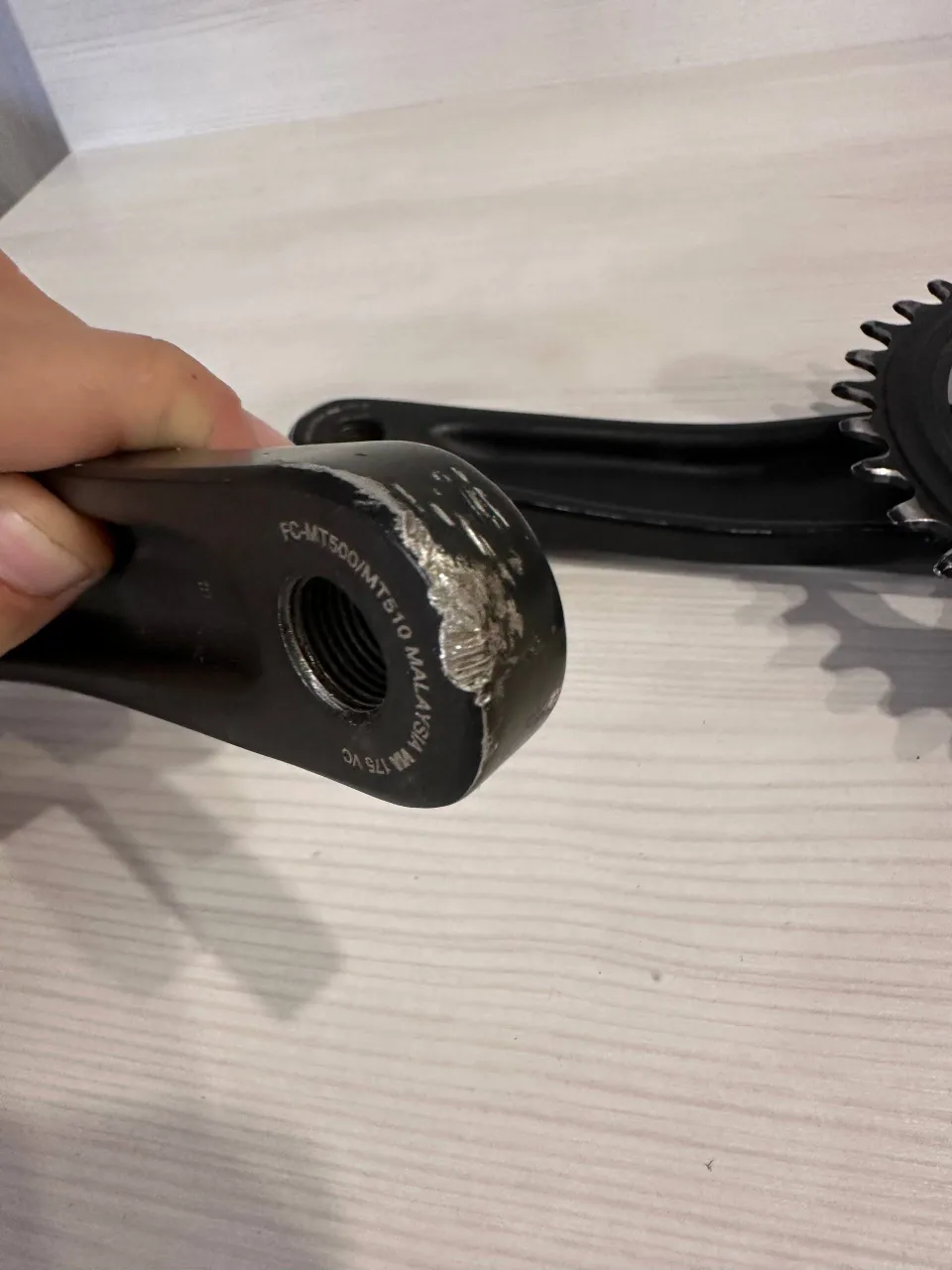 Shimano FC-M500/M510 система 175 мм фото 6