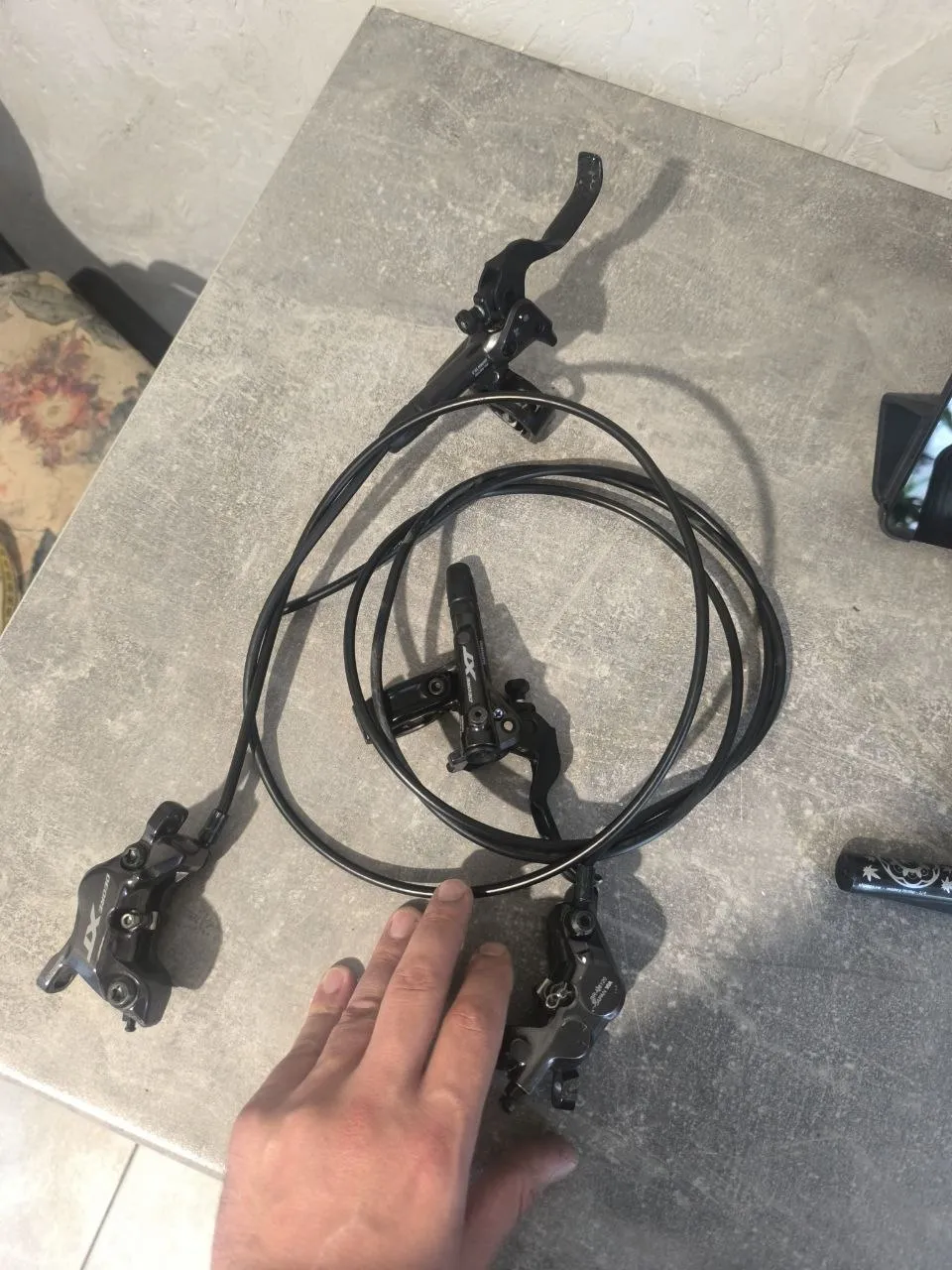 Гідравлічні гальма Shimano BR-M8120 фото 1