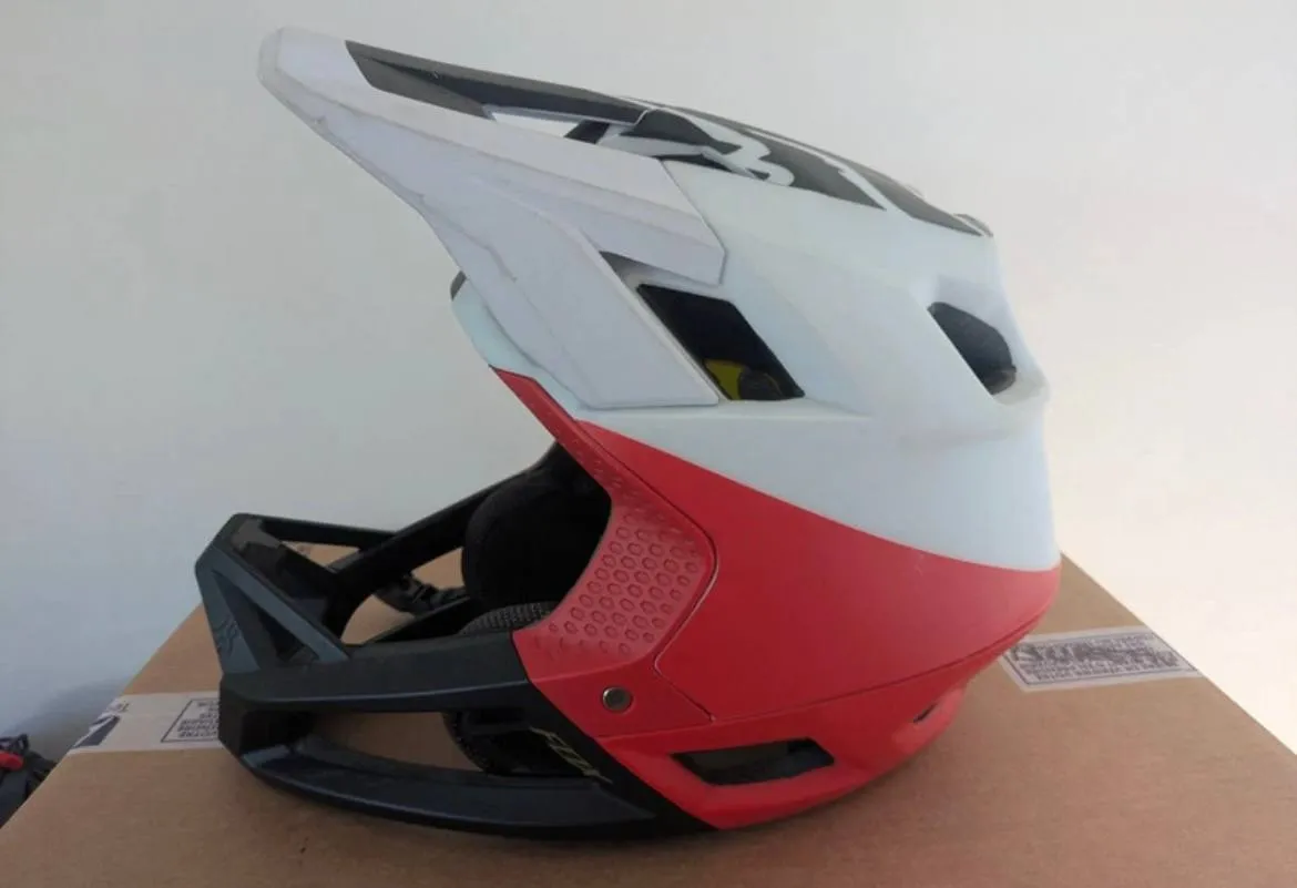 Leatt Gravity 4.0 + Fox Proframe + Fox Rampage Pro Carbon шоломи фото 3