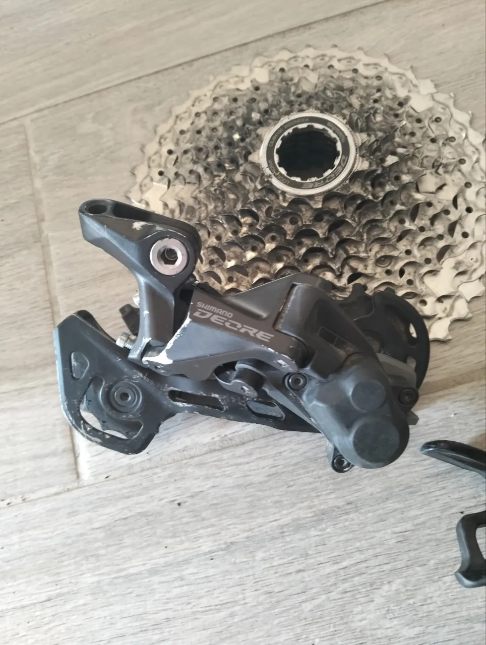 Трансмісія Shimano Deore 10-speed + ручка передня Shimano Deore та гідролінія фото 3