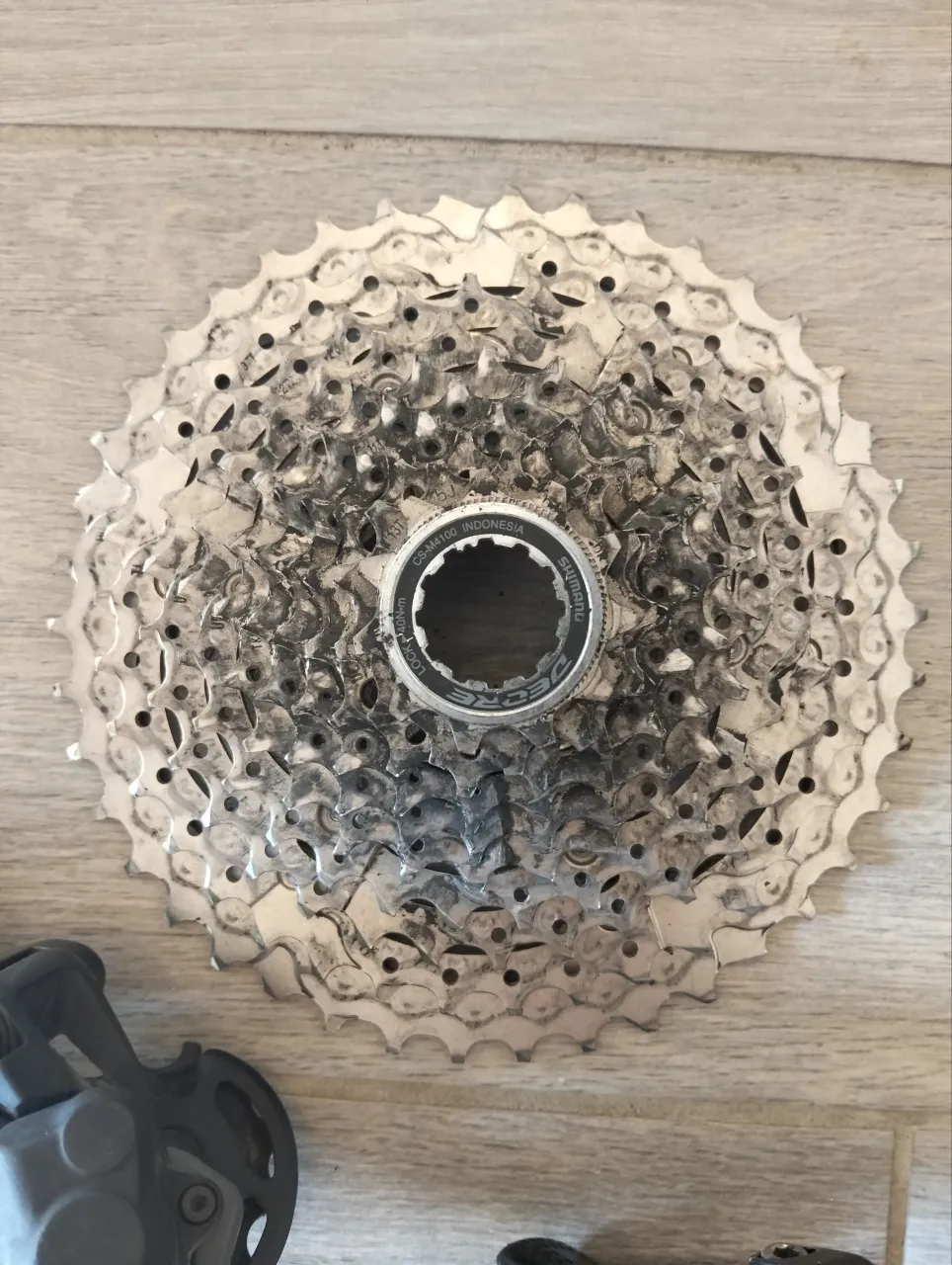 Трансмісія Shimano Deore 10-speed + ручка передня Shimano Deore та гідролінія фото 5