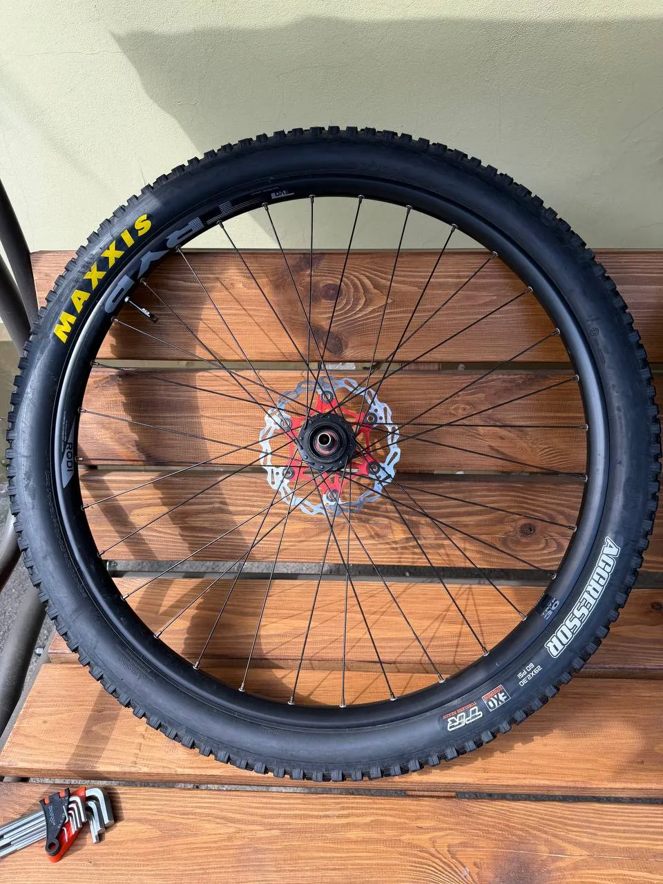 Колеса 29 Rodi Tryp 30 + Hasns 7 Pro + Shimano SLX + Maxxis фото 4