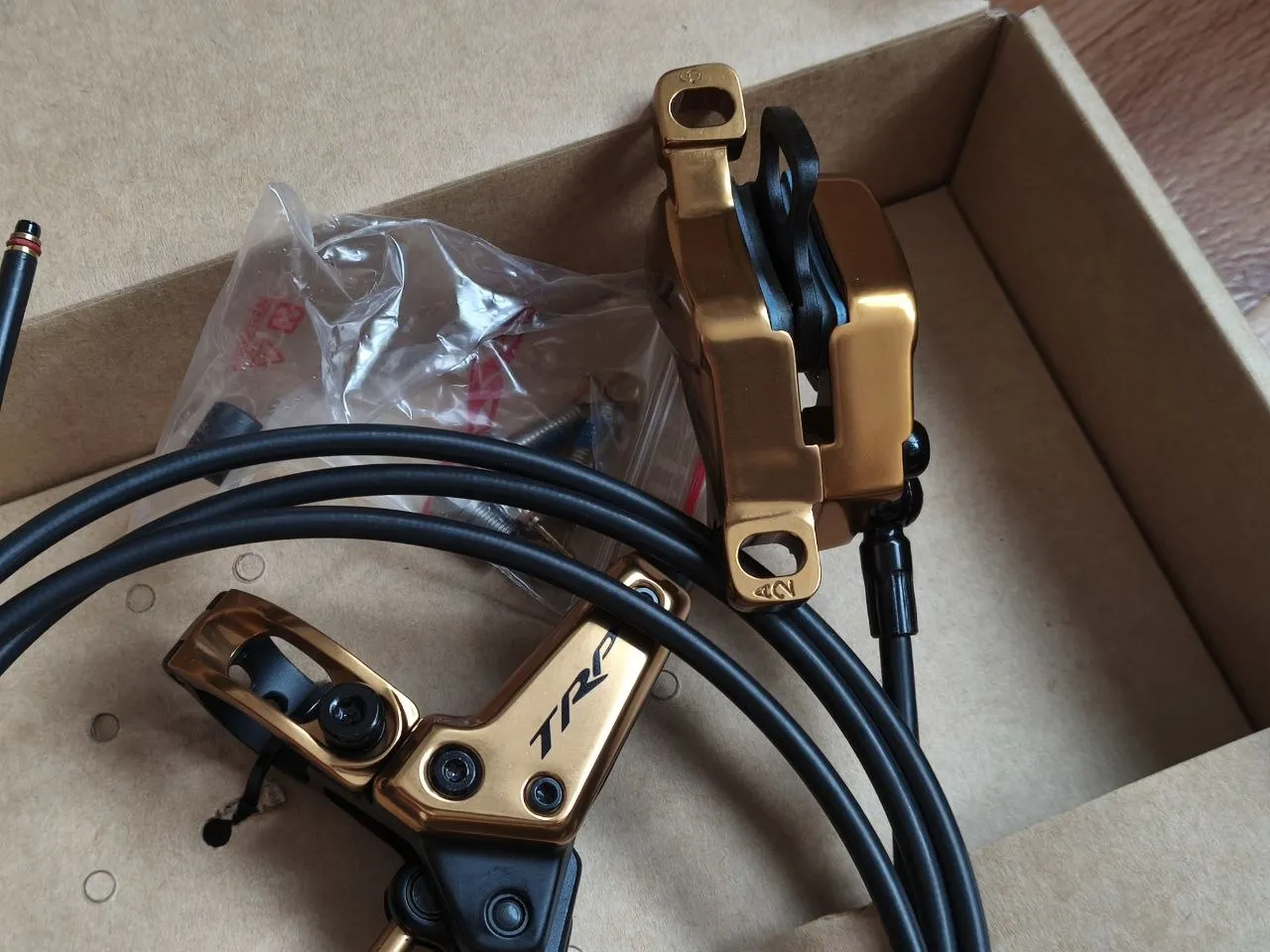 Гальма TRP DHR Evo Pro Gold фото 2