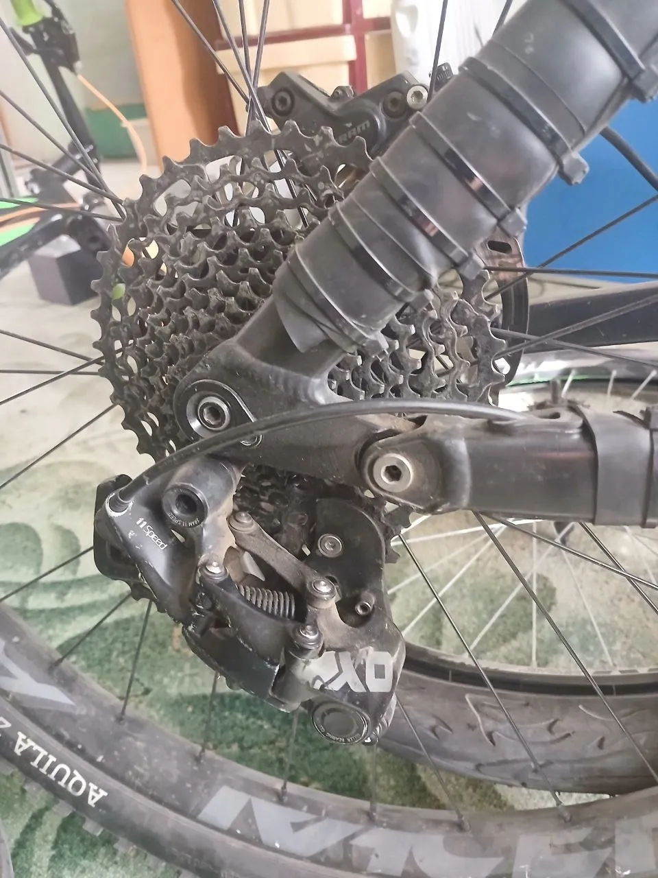 Перемикач + манетка SRAM X0 11 ск + касета SRAM PG 1130 фото 1