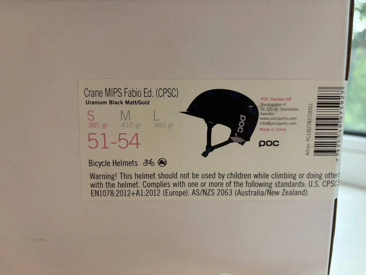POC Crane MIPS Fabio Edition шолом S фото 3