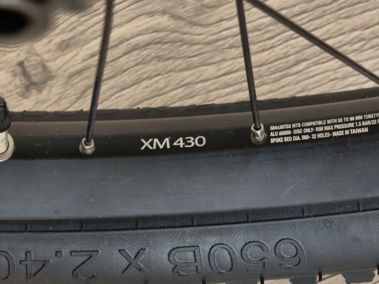 Заднє колесо DT Swiss 370 / Mavic 30 мм фото 4
