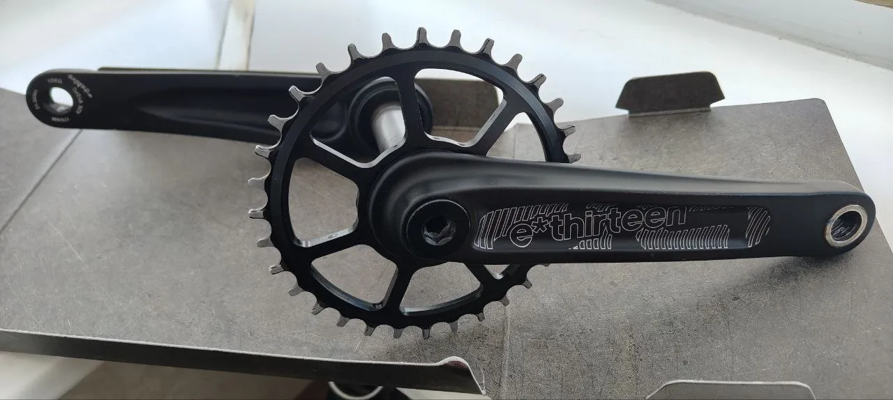 Шатуни E*Thirteen TRS + перекидка Shimano XT M8000 фото 4