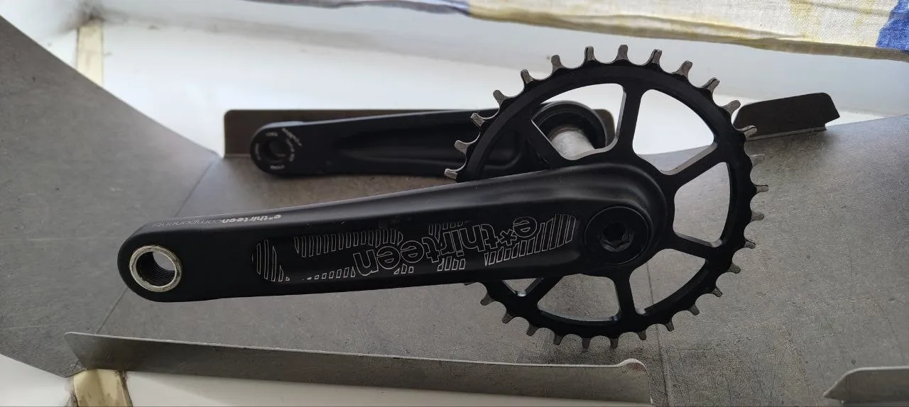 Шатуни E*Thirteen TRS + перекидка Shimano XT M8000 фото 8