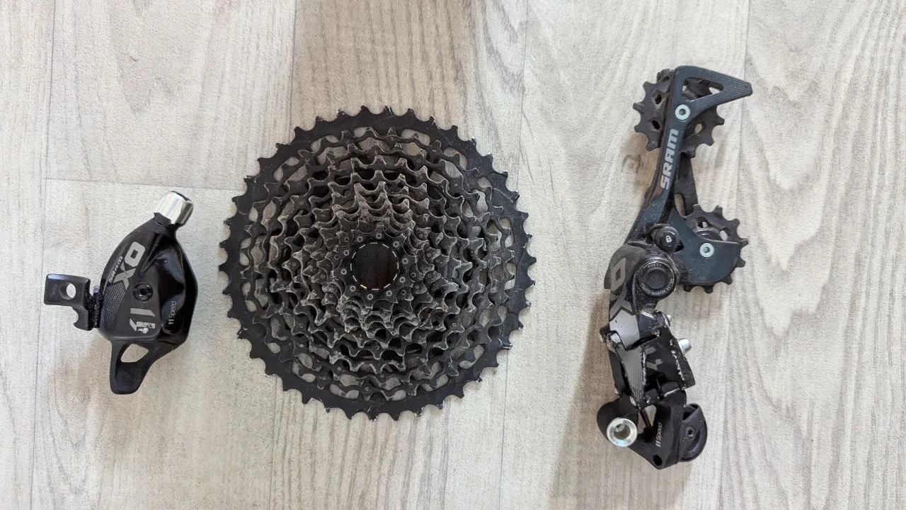 Перемикач Sram X01 Type 2.1 + манетка Sram X01 + касета Sram PC-1130 фото 2