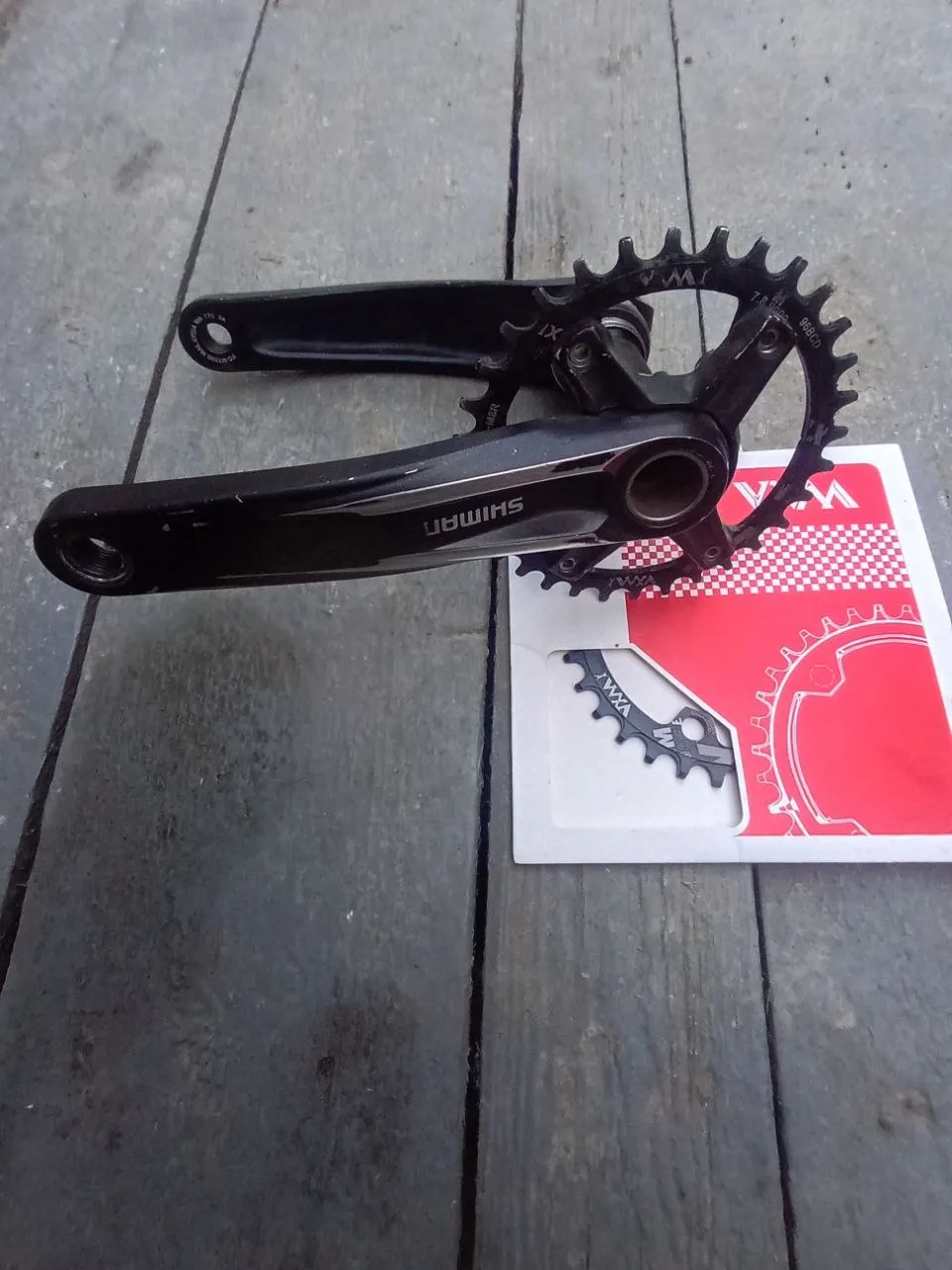 Шатуни Shimano XT на SRAM GXP фото 1