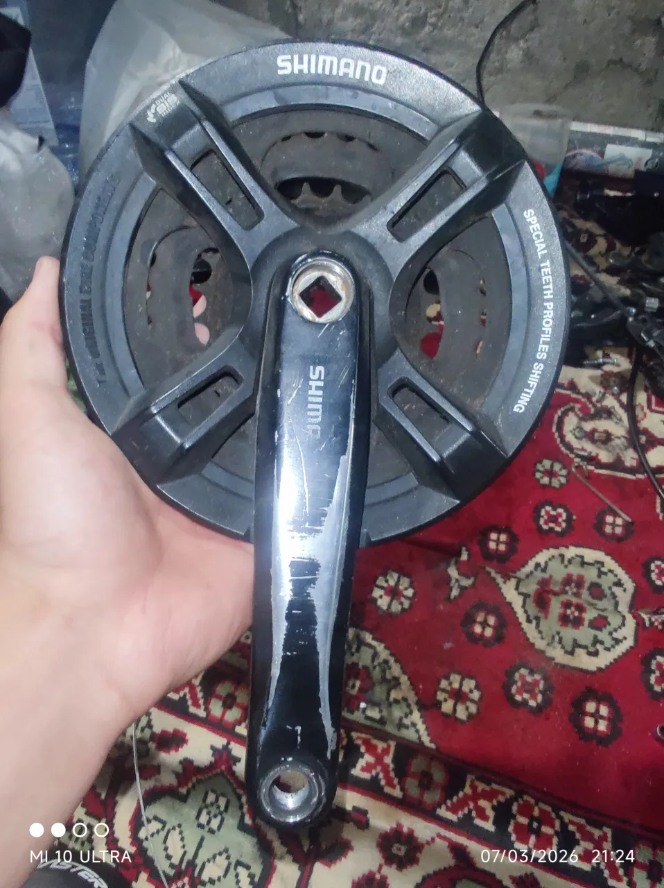 Шатуни Shimano FC-M171 3x фото 4