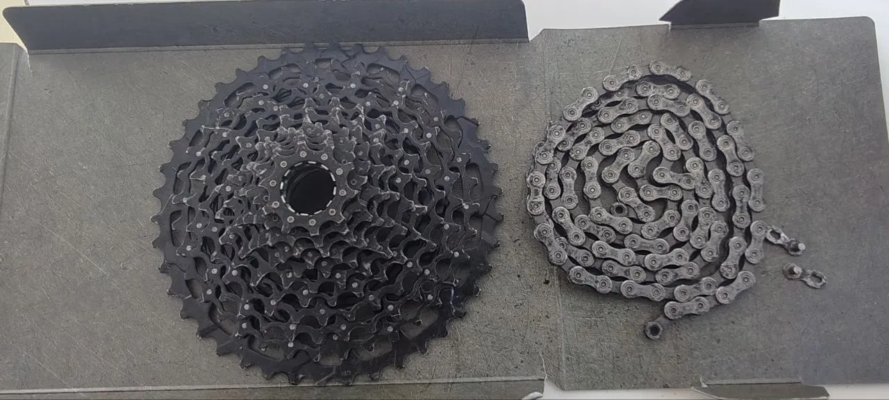 Гальма Sram Guide R + педалі Crankbrothers Stamp1 + шатуни E*Thirteen TRS + перекидка Shimano XT M8000 та ін. фото 6