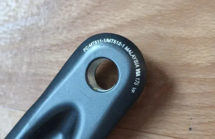 Шатуни Shimano з кареткою і зіркою фото 2
