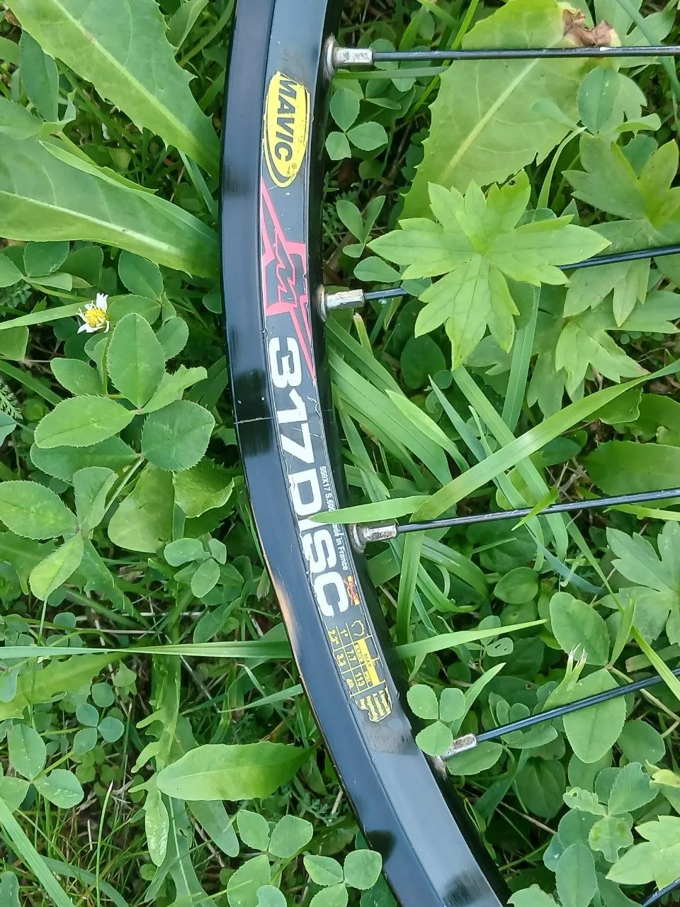 Обід Mavic Disc 317 + втулка Shimano Deore LX + ротор 160 мм фото 3