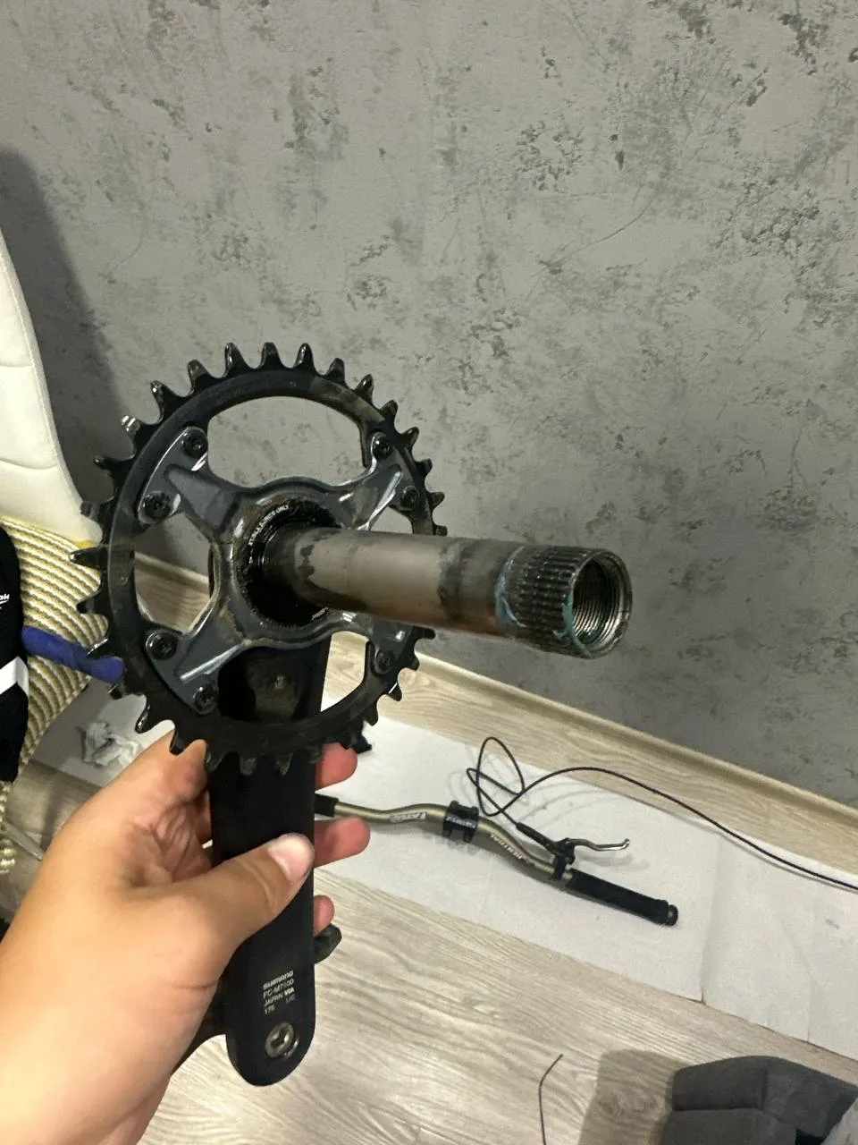 Шатуни Shimano SLX 32T Hollowtech2 фото 1