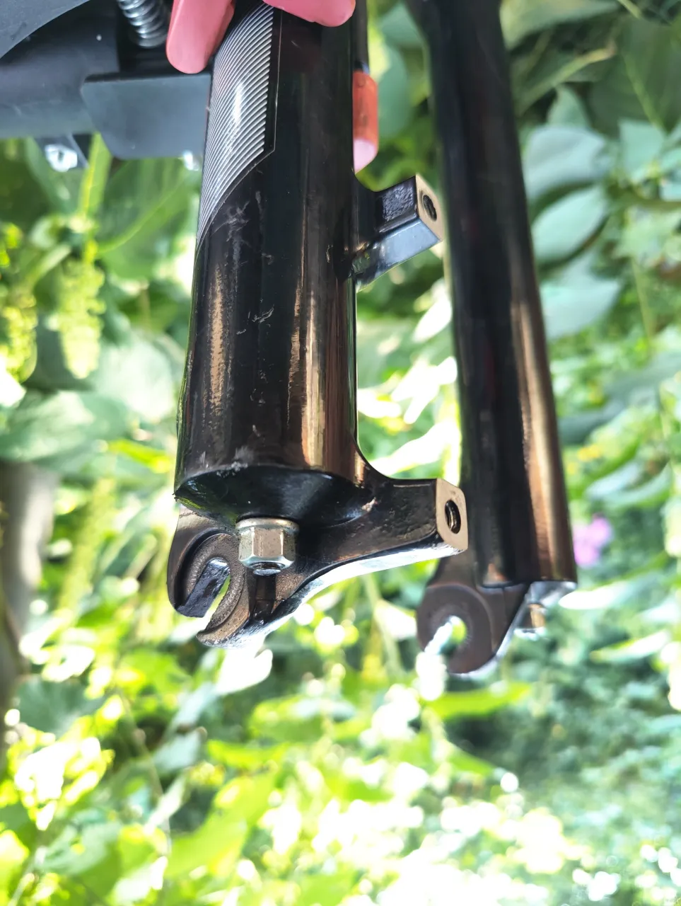 Вилка SR Suntour XCR LO 29 100 mm фото 4