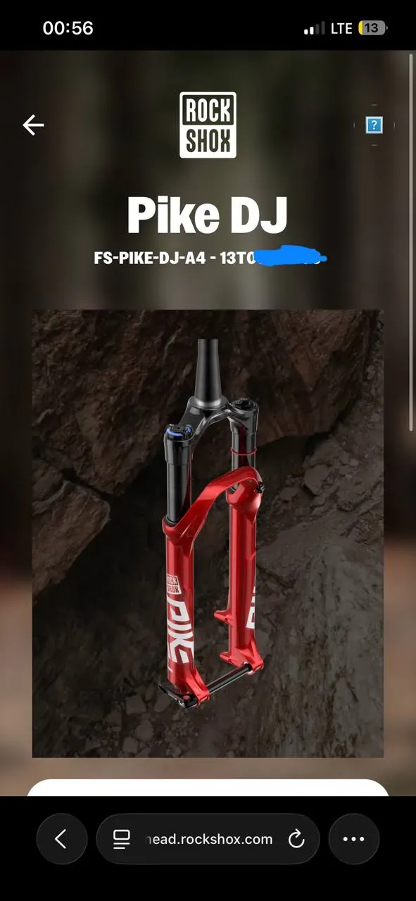 Вилка Rock Shox Pike J фото 4
