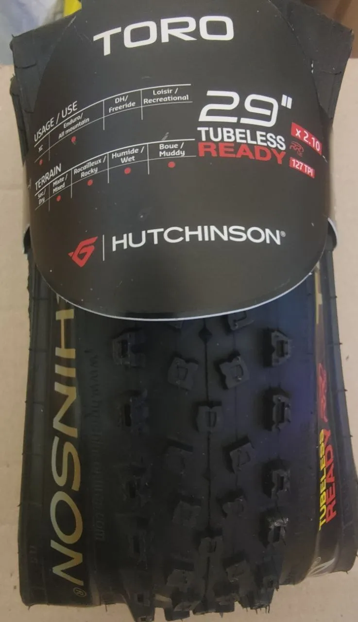 Hutchinson Toro 29x2.10" TLR RideGrip XC folding tire фото 1