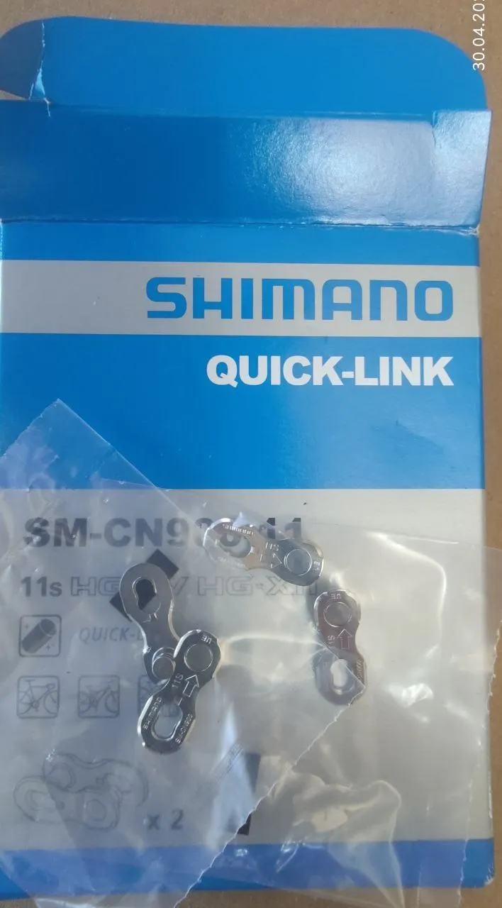 Замок для ланцюгів Shimano SM-CN900-11 Master Link 11 швидкостей фото 1