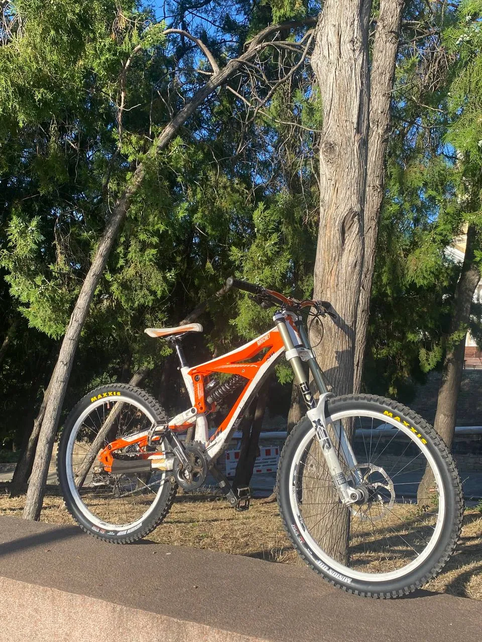 KTM Ratchet алюмінієва рама + RockShox BoXXer + Fox Van RC фото 1