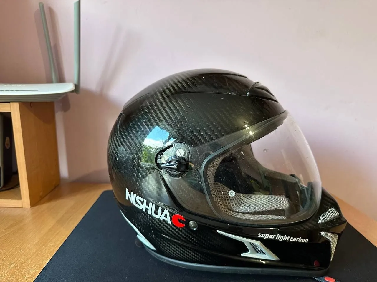 Шолом NISHUA Enduro Carbon + акустика JBL фото 5