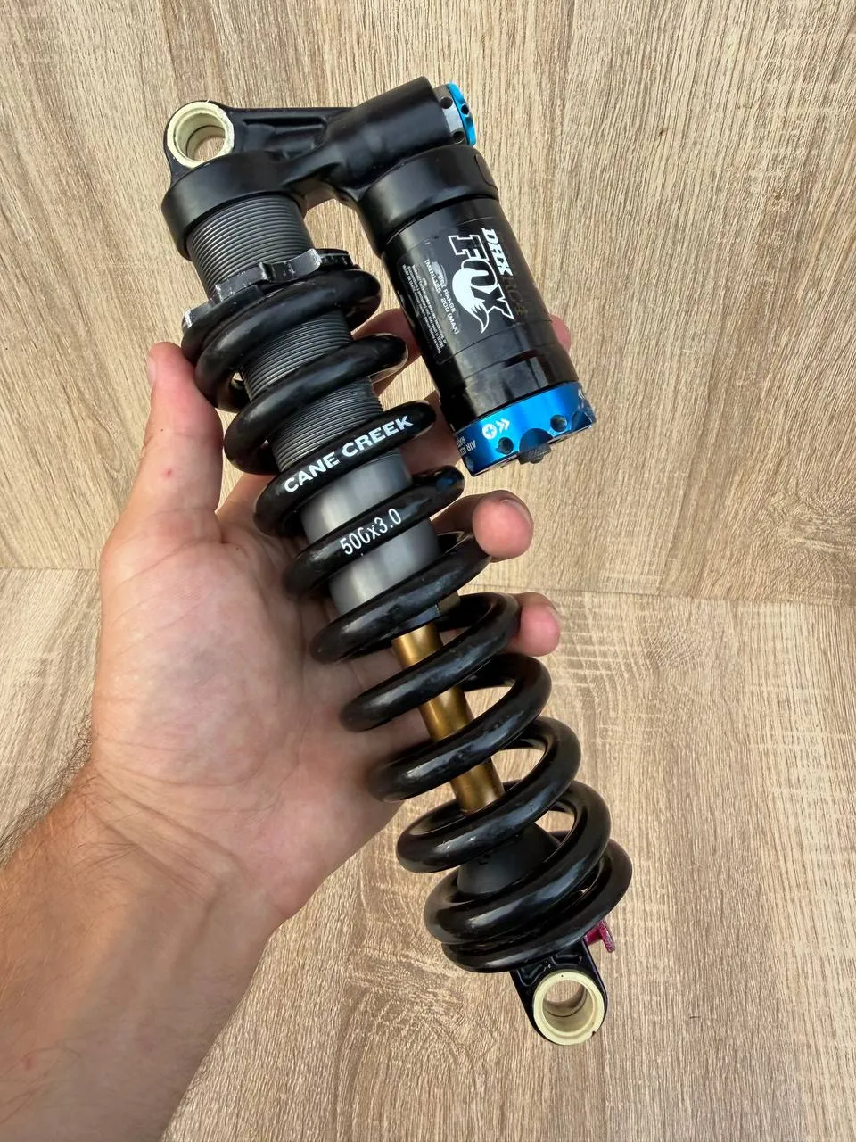 Задній амортизатор Fox DHX RC4 Kashima 240x76 + пружина Cane Creek 500x3.0 фото 1