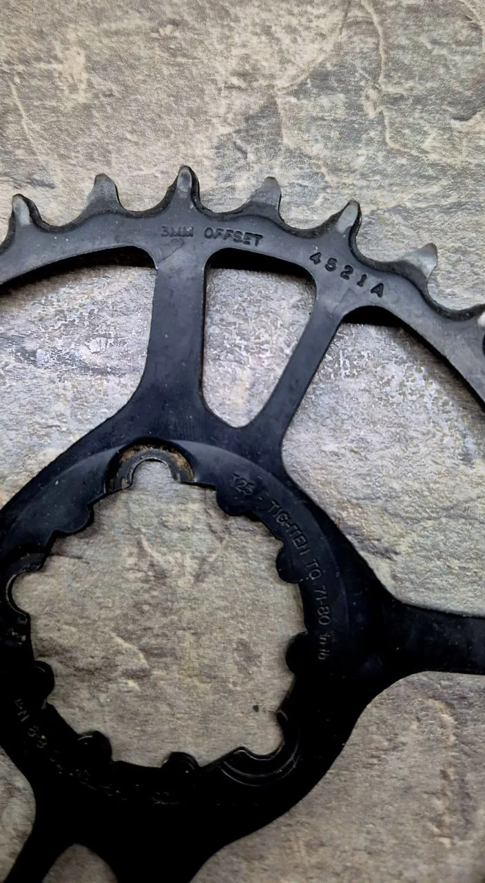 Зірочки для шатунів Sram 3-bolt: Pass Quest 30T + Sram Eagle 32T + Sixpack Racing 34T + Garbaruk 34T фото 3
