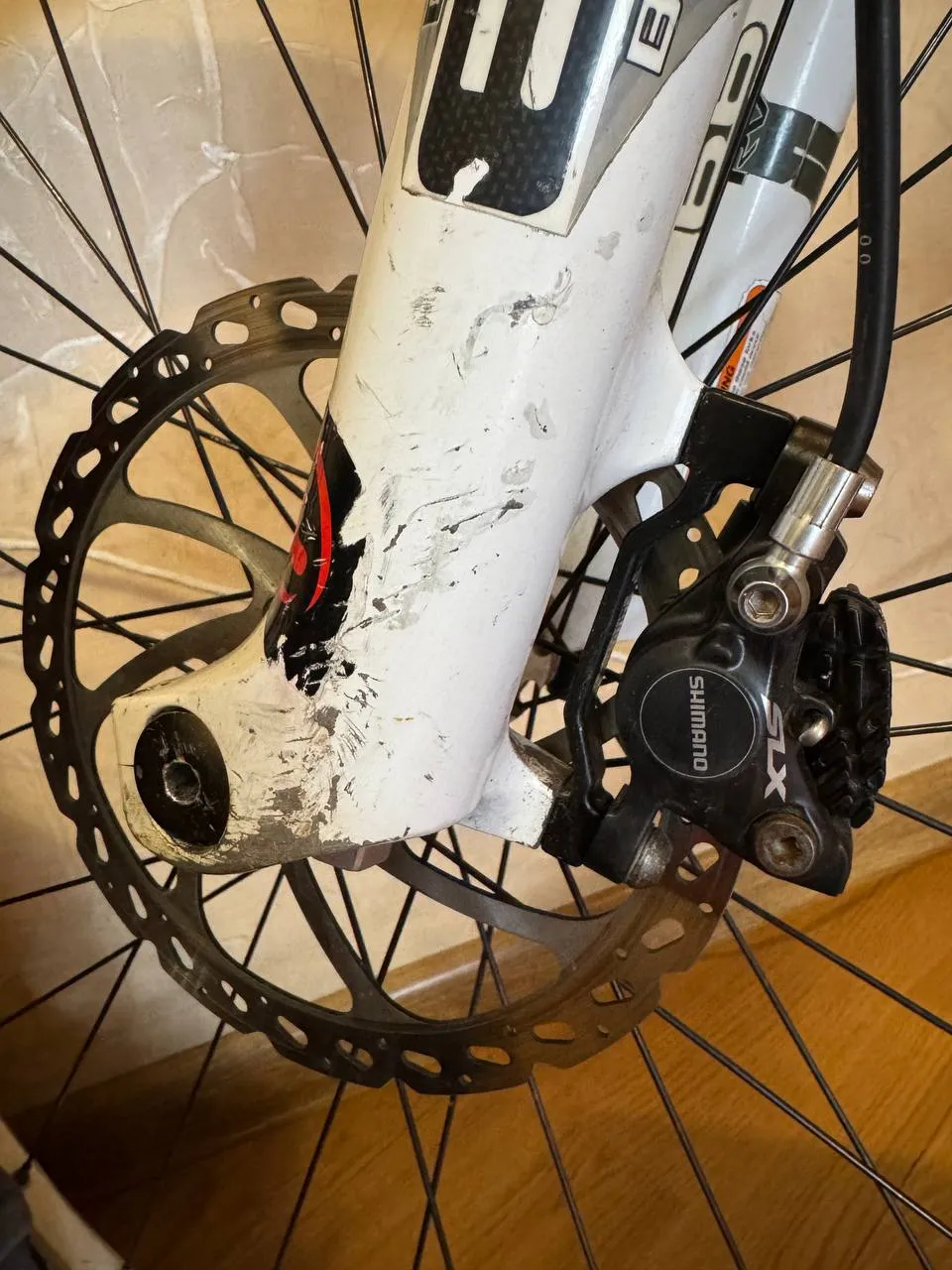 Передній гальмо Shimano SLX на Elixir 3 фото 4