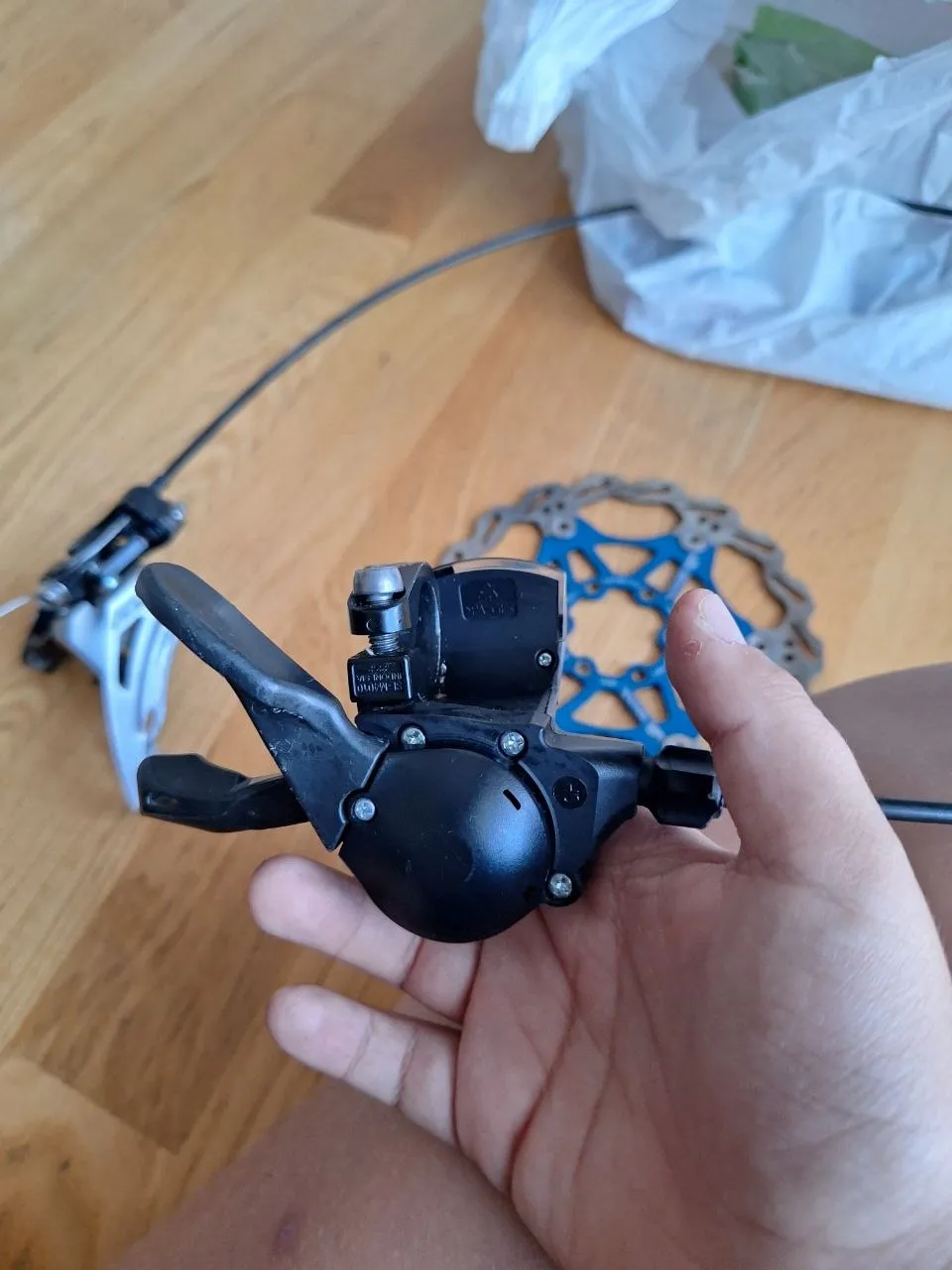 Передній перемикач Shimano Alivio 2x фото 3