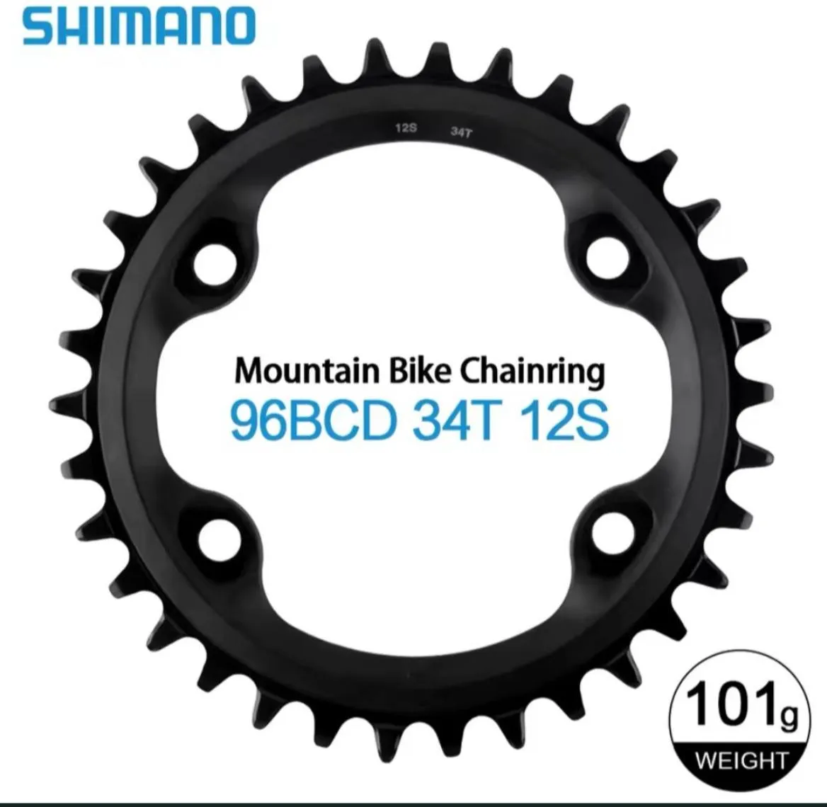 Shimano FC-MT610/MT510-1 зірка шатунів 34 зуб 12 шв фото 1