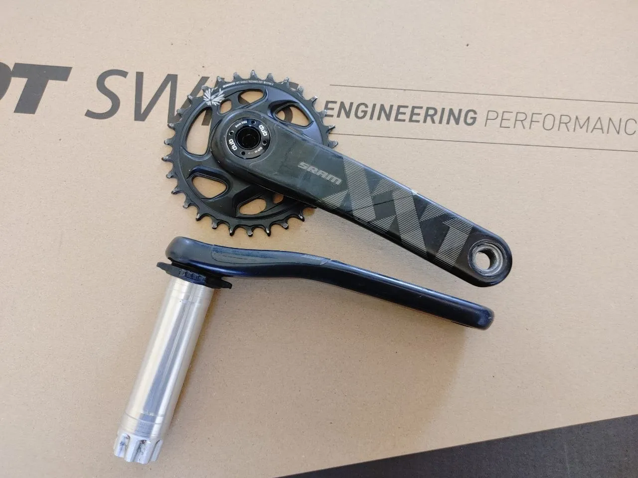 Шатуни Sram XX1 Eagle Boost DUB 175 мм фото 1