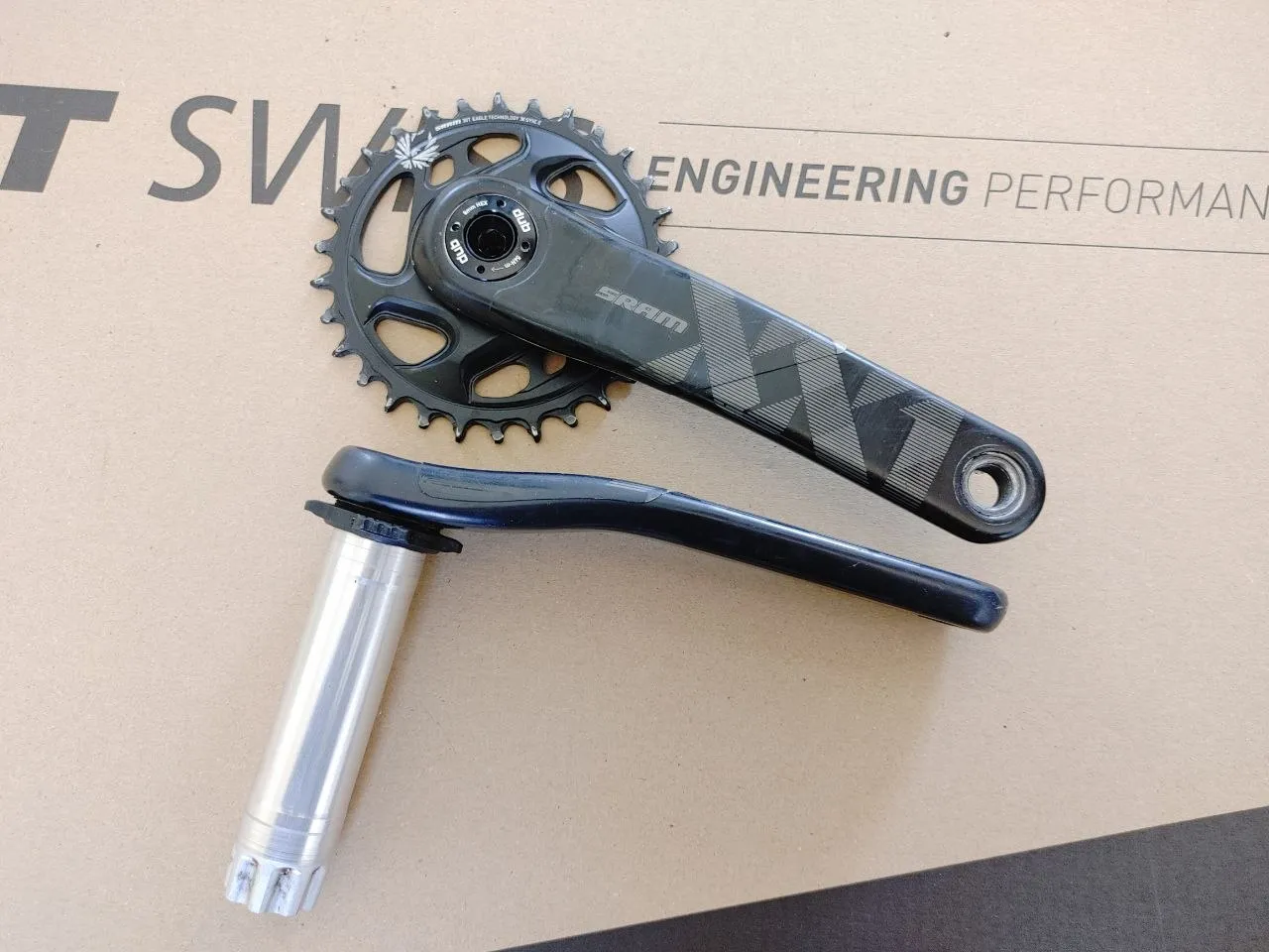 Шатуни Sram XX1 Eagle Boost DUB 175 мм фото 2