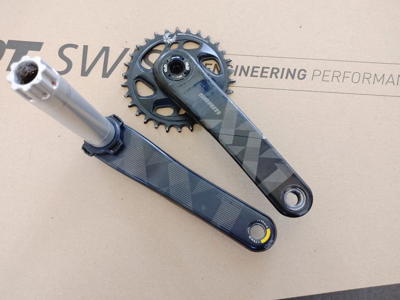 Шатуни Sram XX1 Eagle Boost DUB 175 мм фото 6
