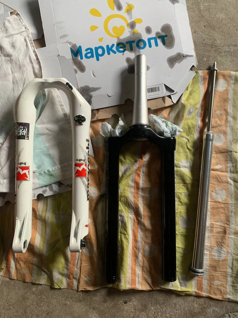 Вилка Marzocchi Bomber 44 Microswitch TA донора фото 3