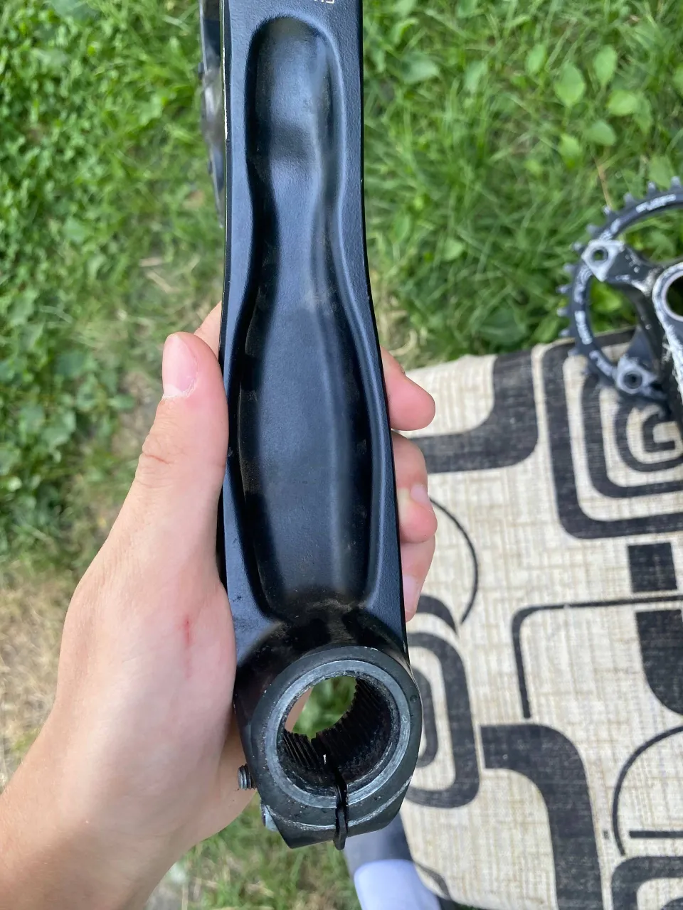 Шатуни Shimano Hollowtech 2 24mm + зірочка фото 2