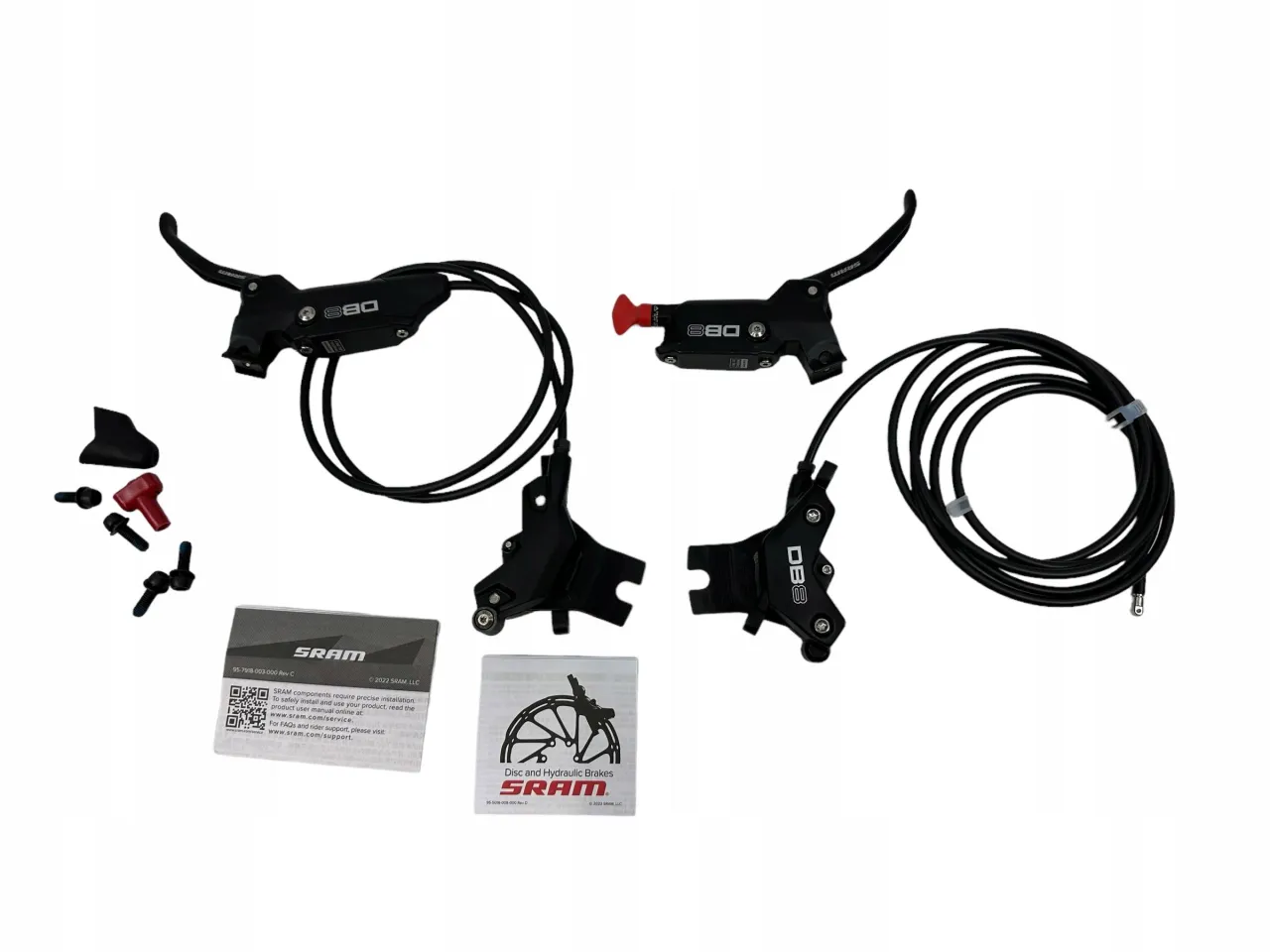 Гальма SRAM DB8 з хомутами фото 1